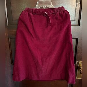 Vintage corduroy skirt